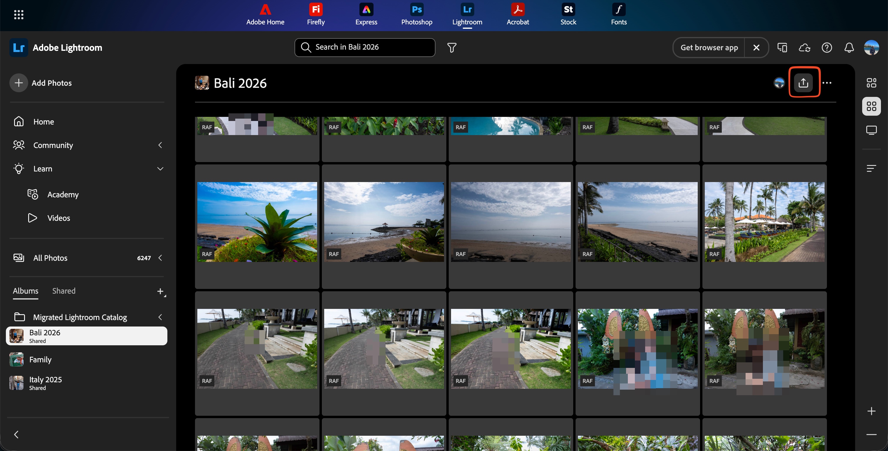 This button does not share